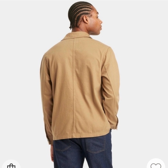 Goodfellow & Company Quilted Knit Shacket Men's Tan Size Medium🔥🔥 - Picture 5 of 11